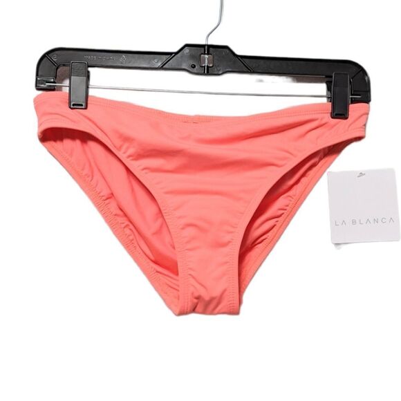 NWT LA BLANCA Island Goddess Solid Hipster Bottom 6 - Picture 4 of 4